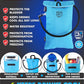 Hydration Pack with 2L or 3L Water Bladder & Cooler Bag > Keeps Drink Cool & Protects Bladders > Camelback Reservoir for Hydration Backpack, Tasteless & BPA Free, Quick Release Tube & Shutoff Valve