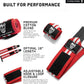 Gymreapers Weightlifting Wrist Wraps (IPF Approved) 18" Professional Quality Wrist Support with Heavy Duty Thumb Loop - Best Wrap for Powerlifting Competition, Strength Training, Bodybuilding