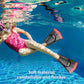Kids Swim Fins,Short Comfortable Flippers for Lap Swimming and Training for Child,Girls,Boys,Beginners