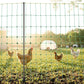 VEVOR Electric Fence Netting, 48" H x 100' L, PE Net Fencing Kit with Posts & Double-Spiked Stakes, Utility Portable Mesh for Chickens, Ducks, Geese, Rabbits, Used in Backyards, Farms, and Ranches
