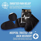 ActiveWrap - Back Ice Pack for Back Pain, Swelling, Sprain, Spasm, Stiffness and More, Reusable Ice Pack for Injuries with Compression Strap, Use for Hot and Cold Therapy, Small/Medium