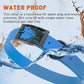 Dogline Biothane Waterproof Dog Collar Strong Coated Nylon Webbing with Black Hardware Odor- Proof for Easy Care Easy to Clean High Performance Fits Small Medium or Large Dogs, Cerulean Blue