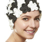 BEEMO Floral Petal Ladies Bathing Swim Cap Women Retro Swim Hat Long/Short Hair