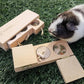 Dewonch Small Animals Hide Treats Foraging Puzzle Toys, Pet Interactive Snuffle Logic Game for Mental Enrichment,for Guinea Pigs,Rabbits,Chinchillas