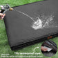 Outdoor Dog Bed for Medium Dogs, Waterproof Dog Crate Bed for Puppy Beds, Orthopedic Egg Crate Foam Pet Bed with Washable and Removable Oxford Cover, Black