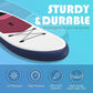 Inflatable Stand Up Paddle Board with SUP Accessories & Backpack. Paddle Boards for Adults. Non-Slip Deck, Wide Stance, Bottom Fin, Double Action Pump.