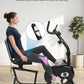 ECHANFIT Recumbent Exercise Bike for Home - 380LBS Weight Capacity, Exercise Bike with Smart Workout APP, 16-Level Magnetic Resistance, Backlit Display, Comfortable Seat