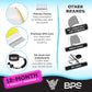 BPS New Zealand ‘Shaka’ Body Board for All Wave Conditions - Lightweight with EPS Core, HDPE Slick Bottom, Body Boards for Beach with Wrist Leash and Plug for Kids and Adults - All Skill Levels