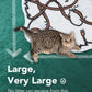 Lukamoo® Cute Cat Litter Mat (30’’x20’’), Extra-Large/XL, for Kitty Litter & Cute Cat Litter Box, Litter Trapping Mat (Long Hair White)