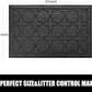 Yimobra Cat Litter Mat, 24"x20" Litter Mat with Litter Lock Mesh, Soft Cat Litter Mat Litter Trapping Mat, Easy to Clean, Non-Slip, Water Resistant, Litter Free Floors, Black