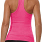 iGENJUN Workout Tops for Women Racerback Basic Tank Summer 2025 Camisole V Neck Slim Fit Ribbed Sleeveless