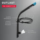 TYR Ultralite Elite Swim Snorkel - Adult Snorkeling Gear for Swimming Training - Ultra-Lightweight and Comfortable for Body Alignment Exercises