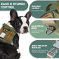 BUMBIN Tactical Dog Harness for Medium Dogs No Pull, Famous TIK Tok No Pull Dog Harness, Fit Smart Reflective Pet Walking Harness for Training, Adjustable Dog Vest Harness with Handle Green M