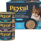 Reveal Entrées Natural Wet Cat Food Paté, Grain-Free with Added Vitamins & Minerals, Carrageenan-Free Fish Variety Selection Paté (12 x 2.47 oz Cans)