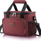 Lifewit Medium Lunch Bag Insulated Lunch Box Soft Cooler Cooling Tote for Adult Men Women, Burgundy 12-Can (9L)