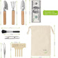 Indoor Garden Tools for Gardening - KiiZYS 12-Piece Small Garden Tools Set - Indoor Gardening Gifts for Women - Mini Hand Tools House Plant Tool