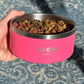 Bright Pink Dog Bowl for Small Dogs, 32 oz Non Slip Stainless Steel Pet Bowl, Vacuum Insulated Pet Bowl That Keeps Water Cool (32 oz, Bright Pink)