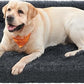 Feandrea Dog Bed, Orthopaedic Dog Sofa Bed for Medium and Large Dogs, Waterproof Ped Bed with Removable Washable Cover, 42 x 31.5 x 9 Inches, Dark Gray UPGW233G02