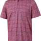 Men's Golf Polo Shirts Short Sleeve Striped Performance Moisture Wicking Dry Fit Golf Shirts for Men