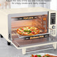 Nuwave Bravo Pro Smart Air Fryer Toaster Oven Combo, Airfryer Convection Oven Countertop, 10-in-1 Functions with Quicker & Even Crisp Technology, 1800W, 50-450°F, PFAS-Free, 21QT, Vanilla Cream