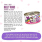 Weruva B.F.F. OMG - Best Feline Friend Oh My Gravy!, Tuna & Beef Belly Rubs with Tuna & Beef, 2.8oz Can (Pack of 12)