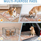Washable Pee Pads for Dogs 2 Pack, Absorbent Reusable Puppy Pads Waterproof, Leakproof & Non-Slip Whelping Pad, Potty Training Pads for Dogs Playpen Mat 24x36