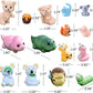 100pcs Various Mini Resin Animals Figurines Miniature Figures Ornament Fairy Garden Accessories Micro Landscape Dollhouse Aquarium Bonsai Tiny Crafts Decor