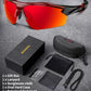 Polarized Sports Sunglasses for Men Women,UV400 Protection Sunglass for Running Cycling Fishing Hiking TR90