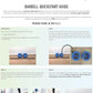 Aquatic Barbell - Blue (ASBBB) - Functional Pool Exercise Equipment | Water Weights | Includes Online Link to Access Barbell 360 Workout Program