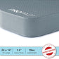 Thick Kneeling Pad, Garden Kneeler for Gardening, Bath Kneeler for Baby Bath, Kneeling Mat for Exercise & Yoga, Knee Pad for Work, Floor Foam Pad, Extra Extra Large (XXL) 24 x 14 x 1.5 Inches, Gray