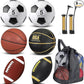 Sratte 6 Pcs Sports Balls Set for Kids Teens Adults Official Size Football Soccer Basketball with Pump Sports Equipment Bag for Youth Training Practice Gift Back to School