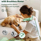 L&W BROS. Hands-Free Dog Dryer – Powerful & Professional Pet Blow Dryer for Small & Medium Dogs & Cats, Adjustable Airflow, Easy Storage, Negative Ion Technology (Green)