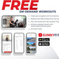 Sunny Health & Fitness Flip & Foldable Rowing Machine for Home w/Extended Slide Rail, Full-Body Workout, Low-Impact, Optional Extra Long Rail, Quiet Rail Cover, Water Motion and Free SunnyFit App
