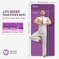 CAMBIVO Extra Wide Yoga Mat for Women and Men (72"/84"x 32"x 1/4") TPE Workout Mat, Non-slip Large Exercise Fitness Mat for Yoga, Pilates, Workout