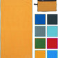 ECCOSOPHY Microfiber Beach Towel – Quick Dry Gym Towel, Highly Absorbent with Ribbed Texture, Lightweight – Ideal for Travel, Pool, Yoga, Fitness & Outdoor Adventures – 40x20 Creamsicle