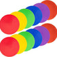 Spot Markers 9 Inch Non Slip Rubber Floor Markers Flat Field Cones Poly Dots for Soccer Basketball Sports Speed Agility Training and Drills