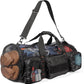 Fitdom 90L Large Mesh Duffle Bag for Scuba Dive or Snorkel Equipment. Best for Water Sports & Beach Activities like Swimming, Diving & Snorkeling. Perfect for Travel, Storage Swim Gym Gears & Balls