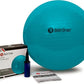 Body Sport Exercise Ball with Pump for Home, Gym, Balance, Stability, Pilates, Core Strength, Stretching, Yoga, Fitness Facilities, Desk Chairs