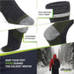 Alvada Merino Wool Hiking Socks Thermal Warm Crew Winter Boot Sock For Men & Women 3 Pairs