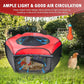 Chicken Brooder Box for Chick Starter Kit - 10 * 12inch Brooder Heating Plate Chick Brooder Pen/Baby Chicken Brooder Box 4-in-1 Bundles with Chicken Feeder, Waterer (Brooder Set)