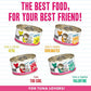 Weruva BFF Minced Natural Wet Cat Food, Batch O Besties Variety Pack, 3oz Can, Pack of 12