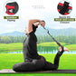 RDX Yoga Stretching Strap, Ankle Ligament Stretcher Belt with Loops Ligament Stretch Band, Fitness Leg Stretcher for Plantar Fasciitis, Foot Stretch Assist for Hamstring, Flexibility Exercise