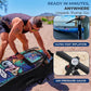 SereneLife Inflatable Stand Up Paddle Board with Premium SUP Accessories – Wide Stable Design with Non-Slip EVA Deck Pad for Adults and Youth of All Skill Levels, 350 lbs Capacity