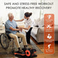 Under Desk Elliptical Machine, Ellipse Leg Exerciser While Sitting for Seniors, Ellipse Leg Exerciser as Seen on TV, Quiet & Portable Mini Seated Pedal Exerciser for Home Office Use