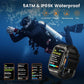 KOSPET Tank X2 Smart Watch Fitness Tracker, 24/7 Heart Rate, Blood Oxygen Monitor, Sleep Tracker, Blutooth Call, Stainless Steel Unibody, 1.64” AMOLED Always-on Display (Black)