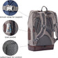 Kurgo Dog Carrier Backpack for Small Pets - Dogs & Cats | TSA Airline Approved | Cat | Hiking or Travel | Waterproof Bottom | G-Train | Ruck Sack | Heather Grey