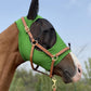 Horse Fly Mask Super Comfort Horse Fly Mask Elasticity Fly Mask with Ears We Only Make Products That Horses Like… (Hunter Green, L)