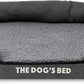 The Dog’s Bed, Small Plush Grey, Memory Foam, Pain Relief: Arthritis, Hip & Elbow Dysplasia, Post Surgery, Lameness, Supportive, Calming, Waterproof Washable Cover, Veterinary Approved