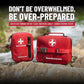 Surviveware 110 Pcs Waterproof Premium Survival First Aid Kit - Survival Emergency Preparedness for Travel Camping Gear, Survival Kit and Outdoor Emergencies - HSA & FSA Eligible Survival Kit