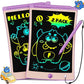 TEKFUN 2 Pack LCD Writing Tablet with Pen Cord, 8.5in Erasable Doodle Board Mess Free Drawing Pad for Kids, Car Trip Educational Toys Birthday for 3 4 5 6 7 Girls Boys (2*Purple)
